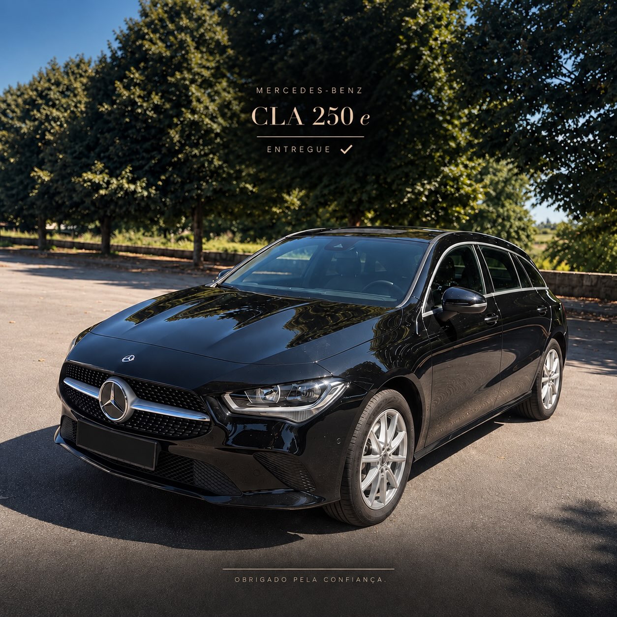Mercedes-Benz CLA 250 e Shooting Brake entregue pela WIND ROSE